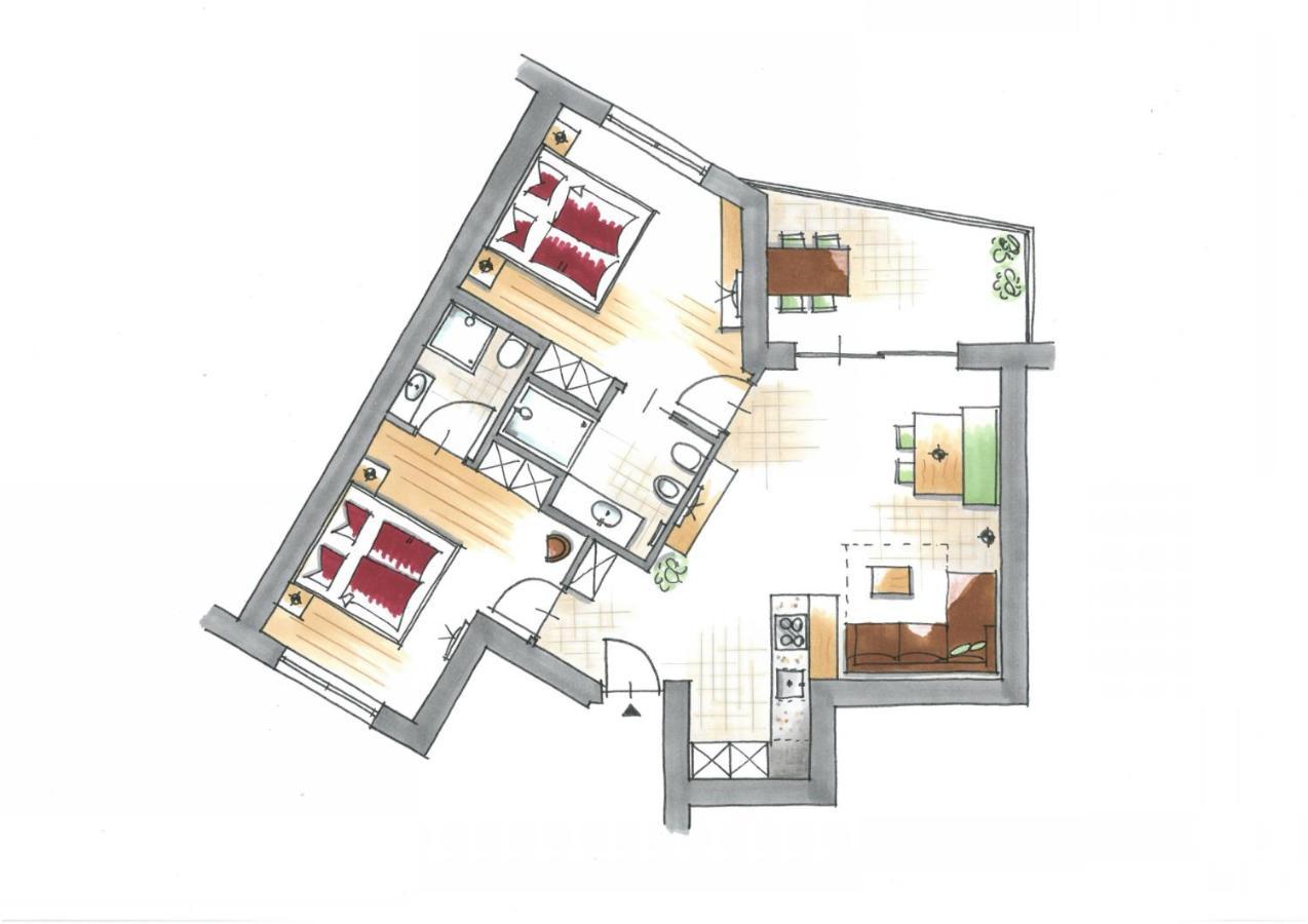 Nofnerhof Apartment อัปเปียโน ซุลลา สตราดา เดล วีโน ภายนอก รูปภาพ